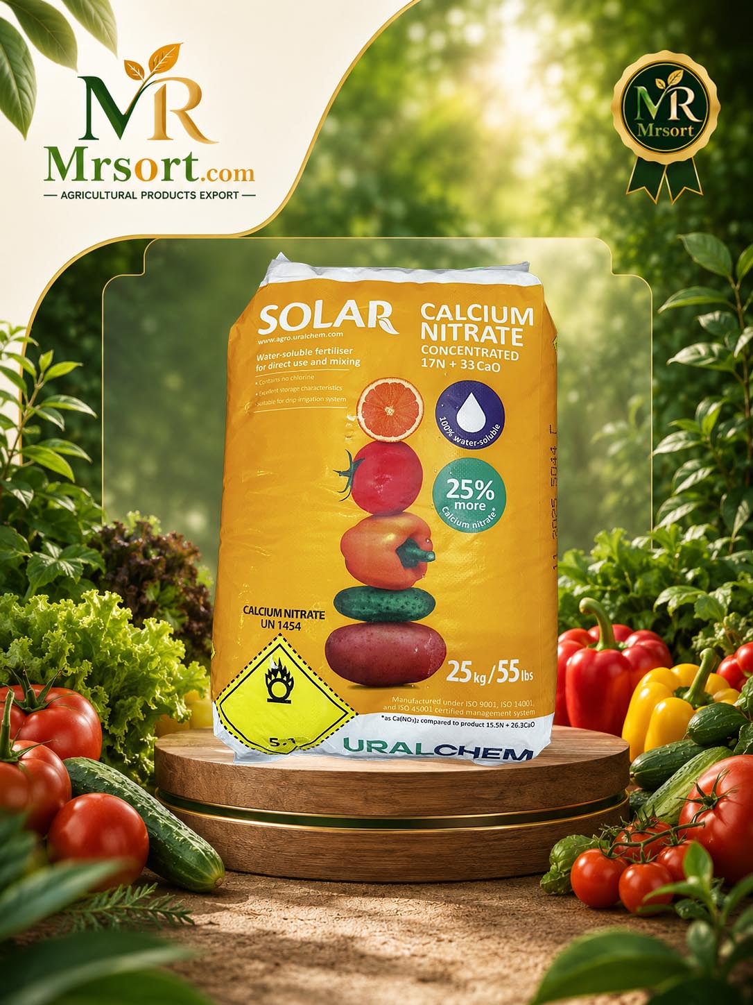 کود نیترات کلسیم سولار (Solar Calcium Nitrate)
