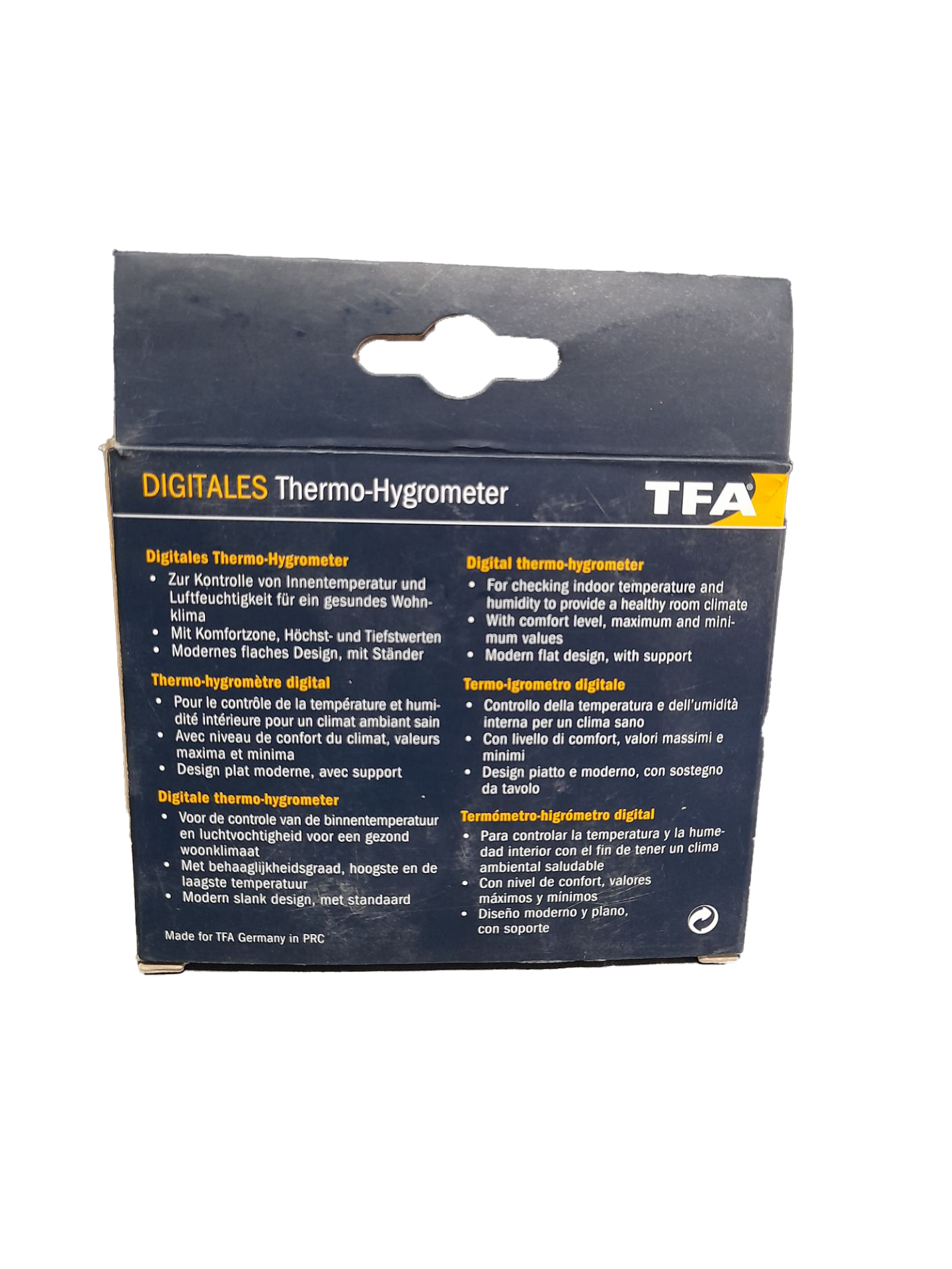 رطوبت سنج و دماسنج دیجیتال TFA - Image 6